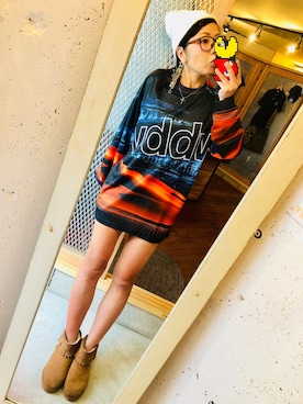 「reversal（リバーサル）のアイテム（帽子）」を使った、maricoさん（レディース・175cm）の秋コーディネート