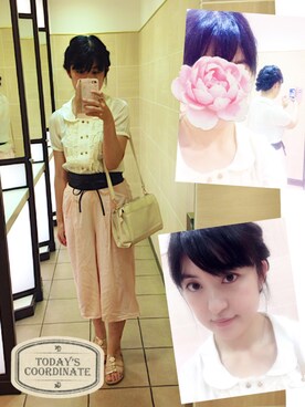 「PRIME PATTERN（プライムパターン）のアイテム」を使った、asami*さん（レディース・161cm）の夏コーディネート