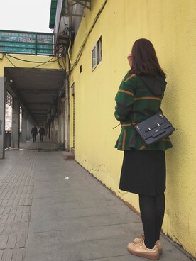 「老街」｜りすゆさん（レディース・165cm）の秋コーディネート
