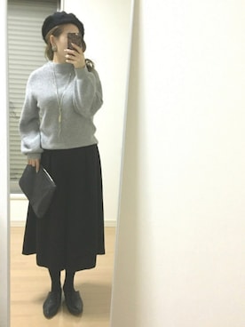 「FREE'S MART（フリーズマート）のアイテム（その他シューズ）」を使った、kaorin☆さん（レディース・156cm）の冬コーディネート