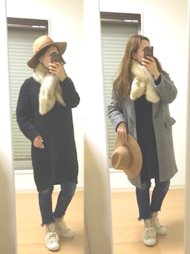 kaorin☆さん（レディース・156cm）の冬コーディネート