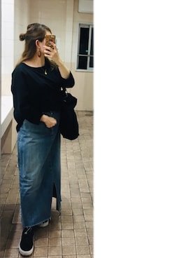 「アイテム（ピアス（両耳用））」を使った、kaorin☆さん（レディース・156cm・40代）の秋コーディネート