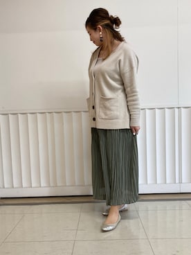 「アイテム（ピアス（両耳用））」を使った、kaorin☆さん（レディース・156cm・40代）の冬コーディネート