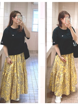「アイテム（ピアス（両耳用））」を使った、kaorin☆さん（レディース・156cm・40代）の春コーディネート