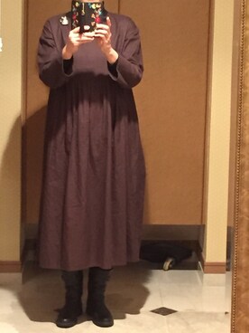 はらさとさん（レディース・163cm）の冬コーディネート