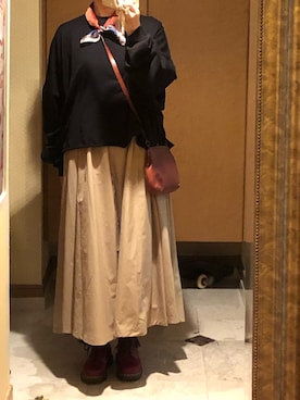 「CIAOPANIC TYPY（チャオパニックティピー）のアイテム（財布/小物）」を使った、はらさとさん（レディース・163cm）の春コーディネート