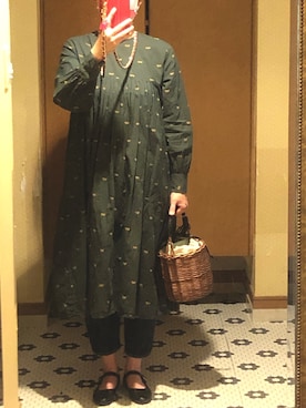 「conges payes ADIEU TRISTESSE（コンジェ ペイエ アデュートリステス）のアイテム」を使った、はらさとさん（レディース・163cm）の春コーディネート