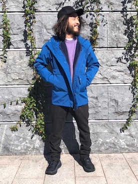 「green label relaxing（グリーンレーベルリラクシング）のアイテム（帽子）」を使った、ryoyaさん（メンズ・164cm）の秋コーディネート
