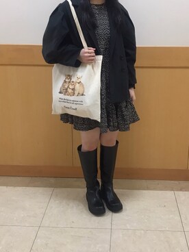 「WC（ダブル シー）のアイテム（ジャケット/アウター）」を使った、🍥さん（レディース・161cm）の冬コーディネート