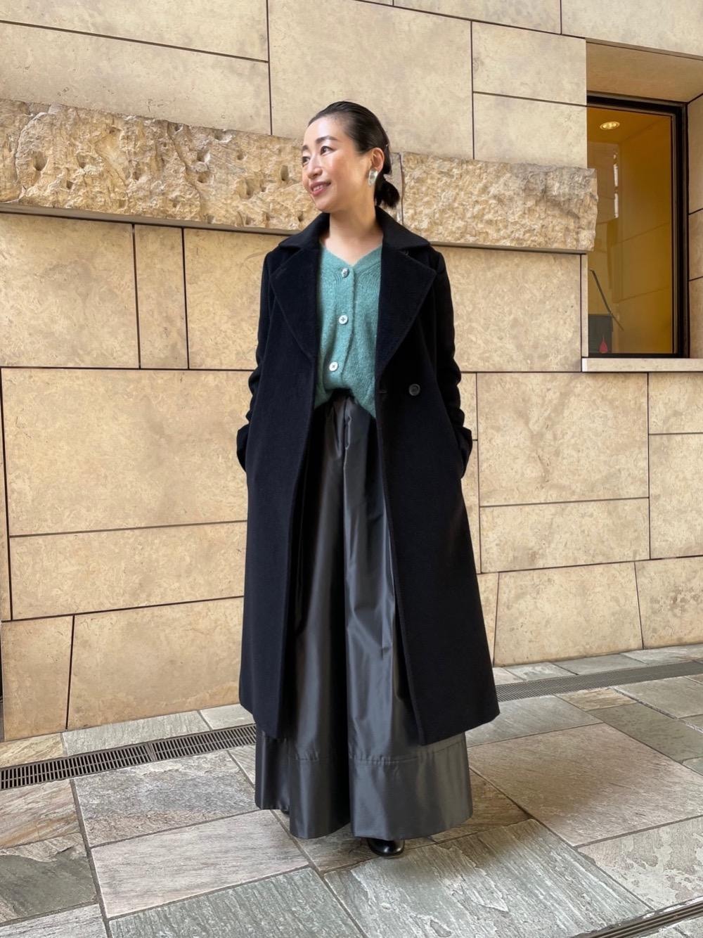 美品✨ユナイテッドアローズ UBCB ANG/W ベルテッドコート アンゴラ UNITED ARROWS（ユナイテッドアローズ）の「UBCB ANG/W