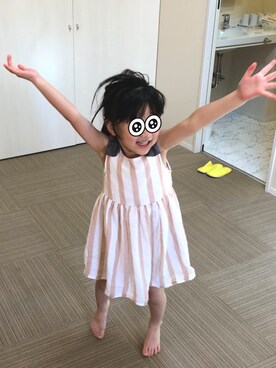 「アイテム（ワンピース/ドレス）」を使った、ikraykさん（レディース・100cm）の夏コーディネート