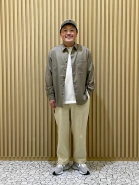 「BIG MAC（ビッグマック）のアイテム（パンツ）」を使った、hanatani_mさん（メンズ・167cm）の夏コーディネート
