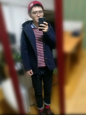 「アイテム（その他アウター）」を使った、🌟ぴかちゃん🌟低身長さん（メンズ・166cm・20代）の秋コーディネート