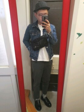 🌟ぴかちゃん🌟低身長さん(メンズ・166cm)の秋コーディネート