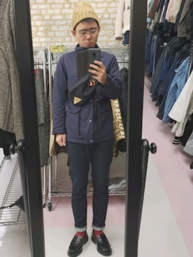 「AIGLE（エーグル）のアイテム（ジャケット/アウター）」を使った、🌟ぴかちゃん🌟低身長さん（メンズ・166cm）の秋コーディネート