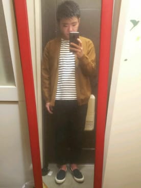 🌟ぴかちゃん🌟低身長さん（メンズ・166cm）の春コーディネート