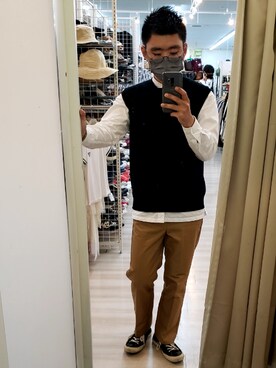 🌟ぴかちゃん🌟低身長さん(メンズ・166cm)の春コーディネート