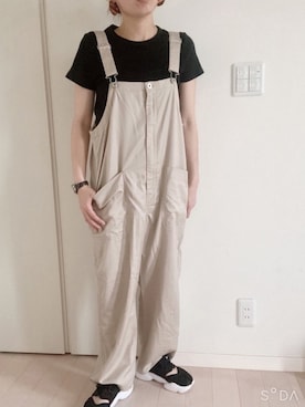 「ディッキーズ(Dickies)」｜「アイテム（サロペット/オーバーオール）」を使った、coco☆2009さん（レディース・157cm）の春コーディネート