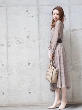 「ILIMA（イリマ）のアイテム（シューズ）」を使った、8meさん（レディース・166cm）の秋コーディネート