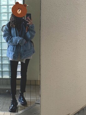 「Alexander McQueen（アレキサンダーマックイーン）のアイテム（その他シューズ）」を使った、𝕃𝕠𝕦𝕚𝕊𝕒.さん（レディース・167cm）の冬コーディネート