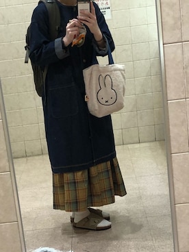 「ehka sopo（エヘカソポ）のアイテム（デニムジャケット）」を使った、haaさん（レディース・163cm）の春コーディネート