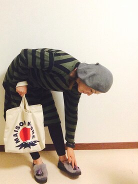 「タッセルシューズ」｜「アイテム（スリッポン）」を使った、Yayoiさん（レディース・163cm）の秋コーディネート