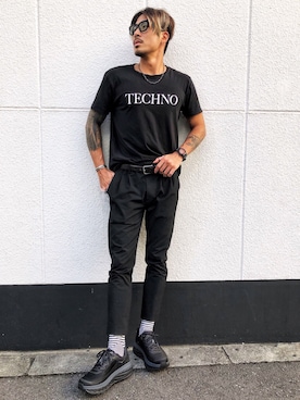 「I.D.E.A international（イデアインターナショナル）のアイテム」を使った、Rakuさん（メンズ・178cm）の秋コーディネート
