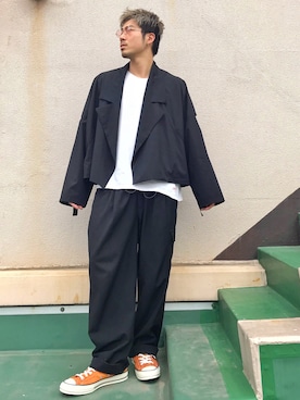 「chacktaylor」｜「アイテム（ジャケット/アウター）」を使った、Rakuさん（メンズ・178cm）の春コーディネート