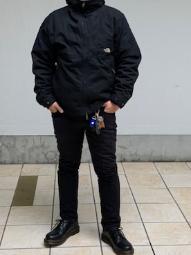 「Dr. Martens（ドクターマーチン）のアイテム（ジャケット/アウター）」を使った、かずひろさん（メンズ・168cm）の冬コーディネート