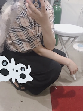 「AAA+（サンエープラス）のアイテム（サンダル）」を使った、くずさん（レディース・165cm）の夏コーディネート