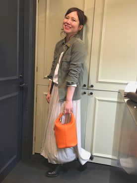 「RAWLIFE（ロウライフ）のアイテム」を使った、ミサミサさん（レディース・160cm）の冬コーディネート