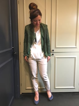 「RAWLIFE（ロウライフ）のアイテム」を使った、ミサミサさん（レディース・160cm）の春コーディネート