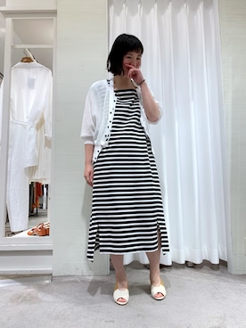 「RAWLIFE（ロウライフ）のアイテム」を使った、ミサミサさん（レディース・160cm）の夏コーディネート