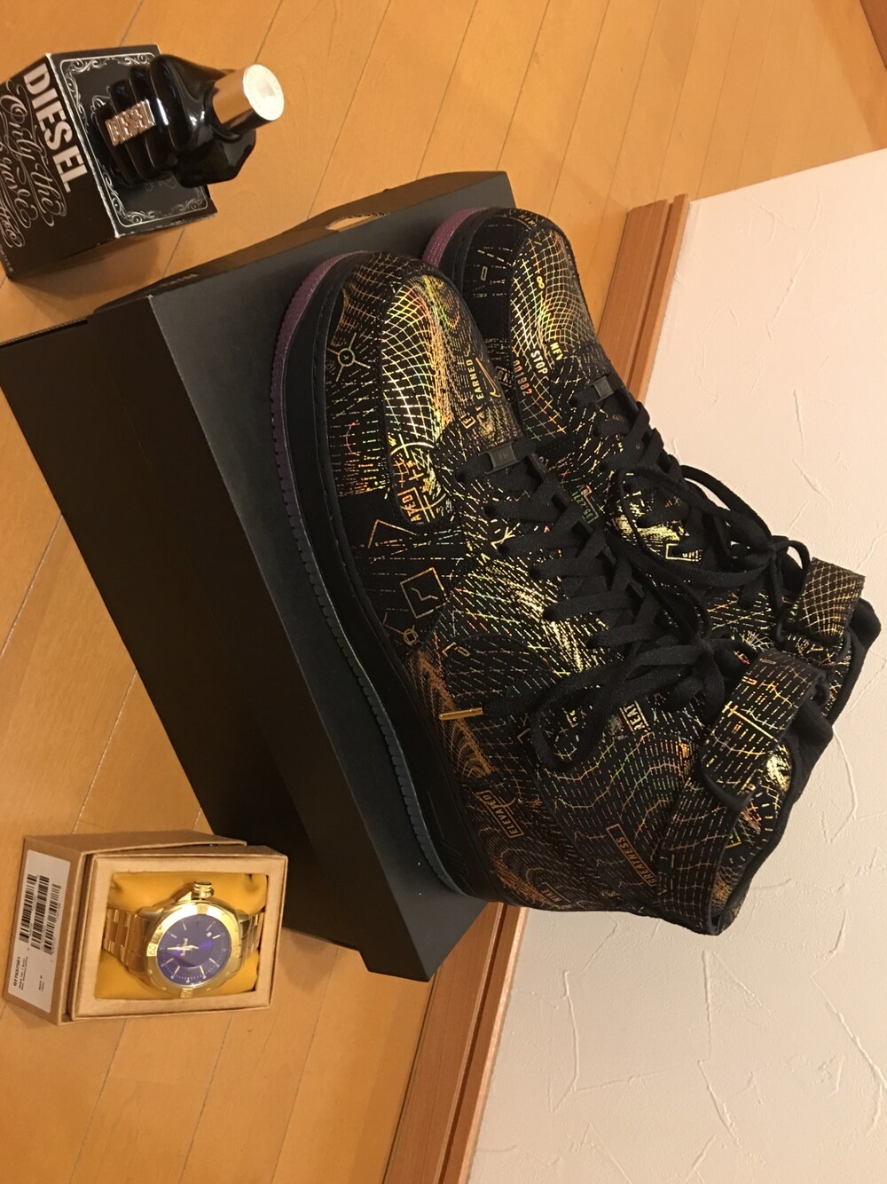 AVALANCHEさんの（NIKE iD AF1 HI）を使ったコーディネート