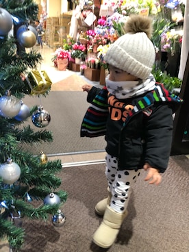 pepe☻ryo❀sup♔twaさん（キッズ・90cm）の冬コーディネート