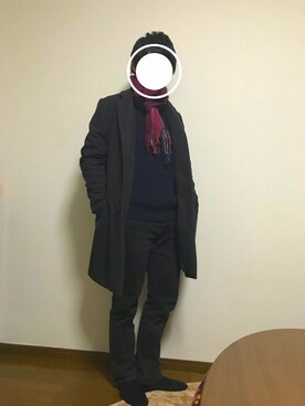 「フユコーデ」｜「アイテム（その他アウター）」を使った、きつねさん（メンズ・170cm）の冬コーディネート