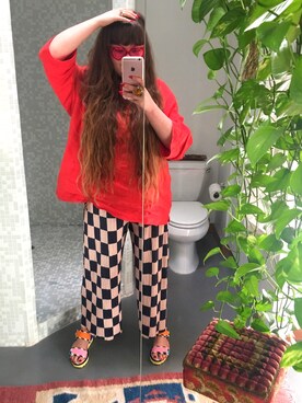「gorman（ゴーマン）のアイテム」を使った、A l ë n a さん（レディース・165cm）の春コーディネート