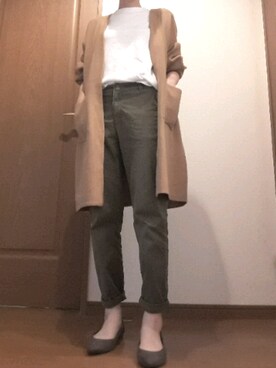 「シンプルおしゃれが好き」｜ahimohaさん（レディース・157cm）の秋コーディネート