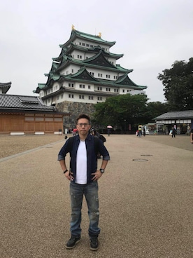 「PRPS（ピーアールピーエス）のアイテム」を使った、Stanley Chenさん（メンズ・166cm）の秋コーディネート