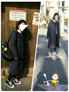 「キルティングコート」｜ぷぉつさん（レディース・158cm）の冬コーディネート