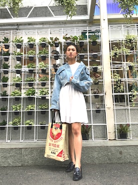 「flower」｜「アイテム（スリッポン）」を使った、テラーのレビューさん（レディース・167cm）の秋コーディネート