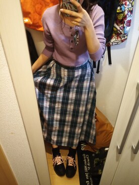 「FREE'S SHOP（フリーズショップ）のアイテム」を使った、Yuuka Kuboさん（レディース・162cm）の春コーディネート