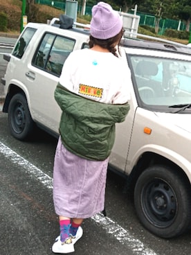 Yuuka Kuboさん（レディース・162cm）の秋コーディネート