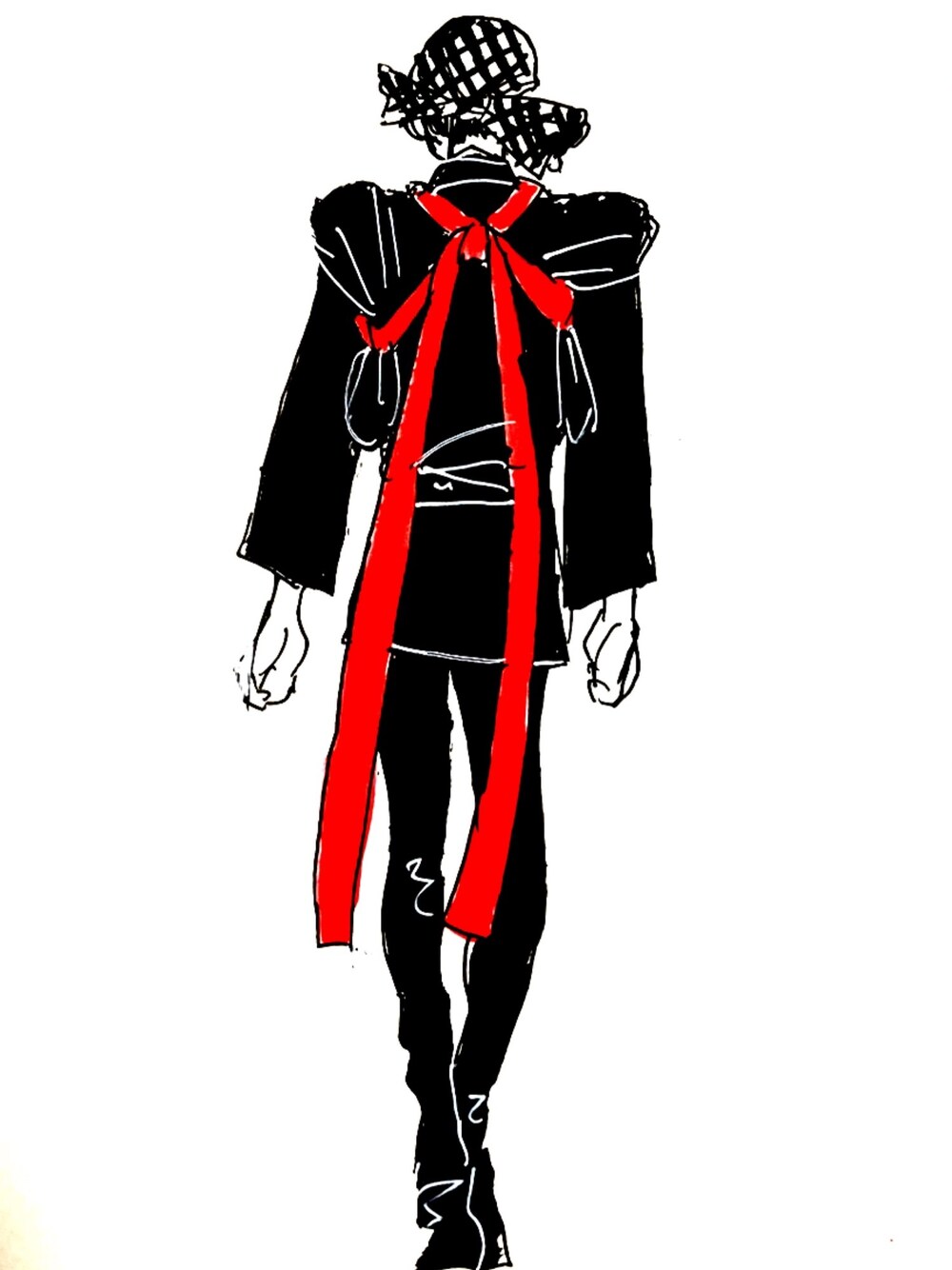 「おしゃれさんと繋がりたい、カジュアルコーデ、モノトーンコーデ、黒コーデ、ストリート、黒スキニー、メンズライク、メンズ、和服」｜「古着のアイテム（着物、ブラック系）」を使った、shiho19991210さん（レディース・151cm）の春コーディネートの1枚目の写真