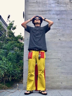 akiyoshiさん（メンズ・173cm）の夏コーディネート