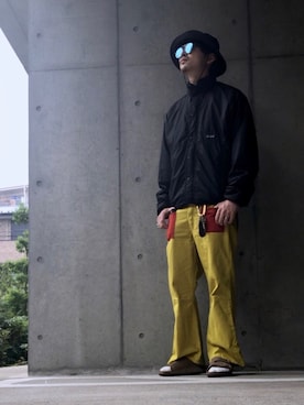 「BANKROBBER（バンクロバー）のアイテム」を使った、akiyoshiさん（メンズ・173cm）の秋コーディネート