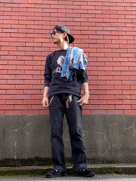 「ANTI HERO（アンタイヒーロー）のアイテム」を使った、akiyoshiさん（メンズ・174cm）の春コーディネート