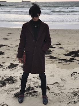 「Orobianco（オロビアンコ）のアイテム（シューズ）」を使った、loveandbzさん（メンズ・180cm）の冬コーディネート