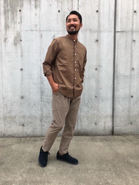 小川 真名人さん（メンズ・172cm）の夏コーディネート