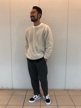 小川 真名人さん(メンズ・172cm)の冬コーディネート